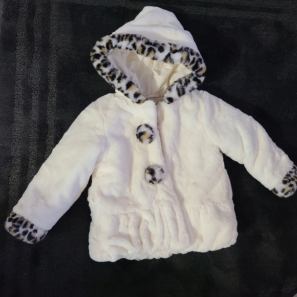 Rothschild Faux Fur Dress‎ Coat Size S 4 - Picture 13 of 13